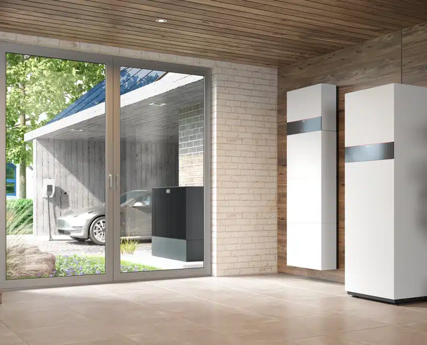 Vitocharge Kaskade Vitocal-252A Viessmann Wärmepumpe Vitocal 252-A mit Vitocharge-Batteriespeichern